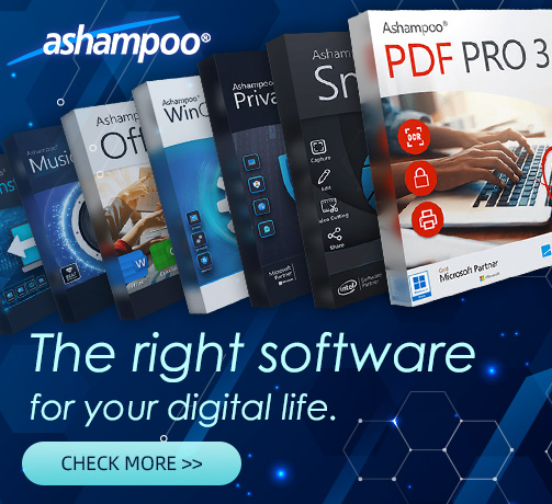 Ashampoo softwares